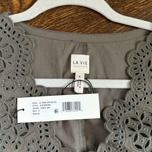 Rebecca Taylor La Vie embroidered dress NWT size small - Picture 4 of 4